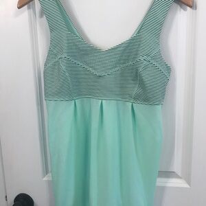 LuluLemon adjustable drawstring yoga top.